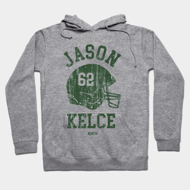 Jason Kelce Philadelphia Helmet Font Hoodie by TodosRigatSot